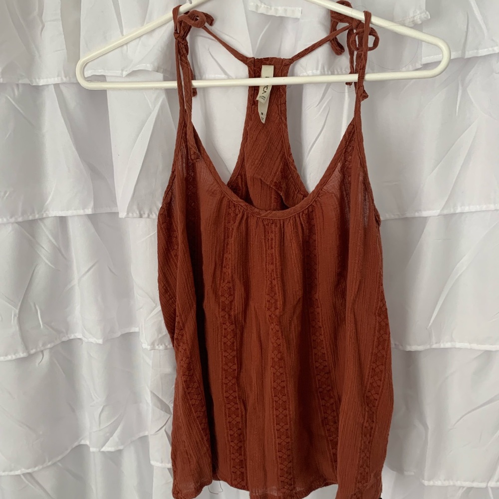 Burnt orange tank
